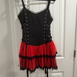 Dolls Kill Widow APPLAUSE APPLAUSE MINI DRESS, Size XXL